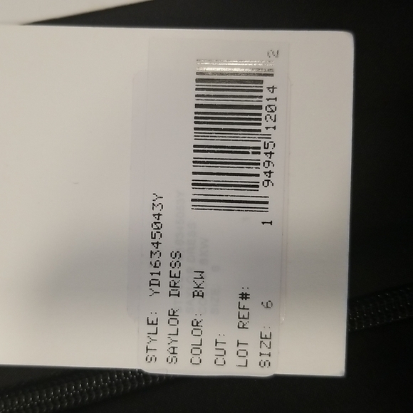 💕LIKELY💕 Saylor Dress ~ Black & White Abstract Floral Print 6 NWT - Picture 15 of 16